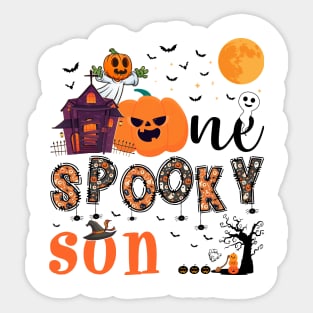 One Spooky son Halloween October 31 Sticker